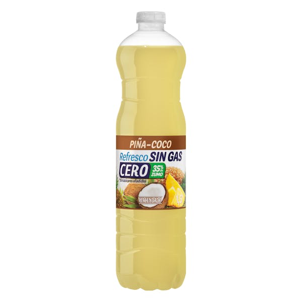Refresco sin gas cero piña-coco Hacendado