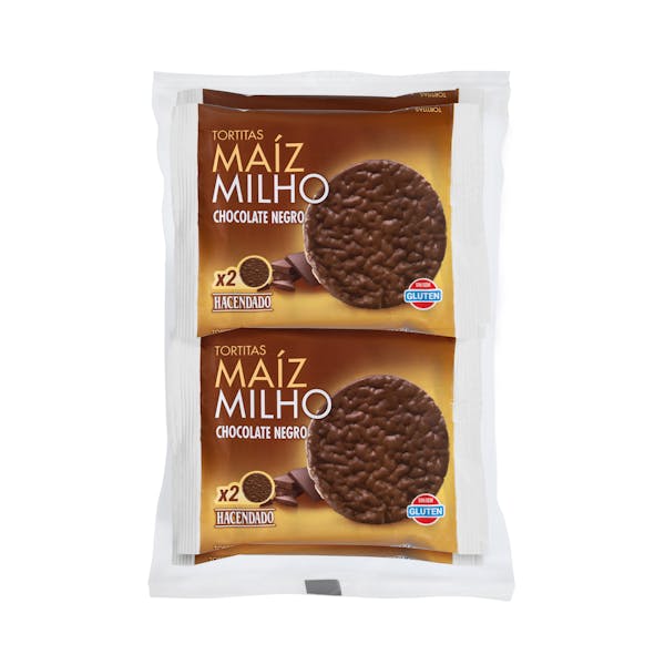 Tortitas de maíz con chocolate Hacendado