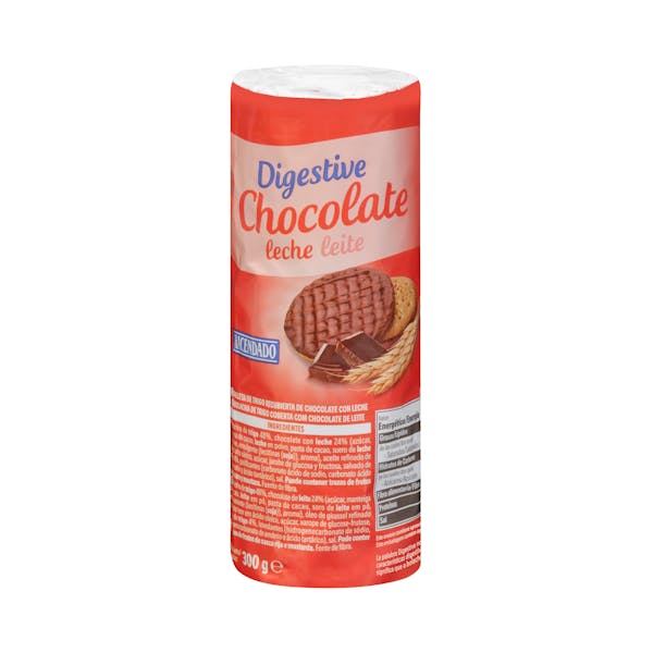 Galletas Digestive chocolate con leche Hacendado
