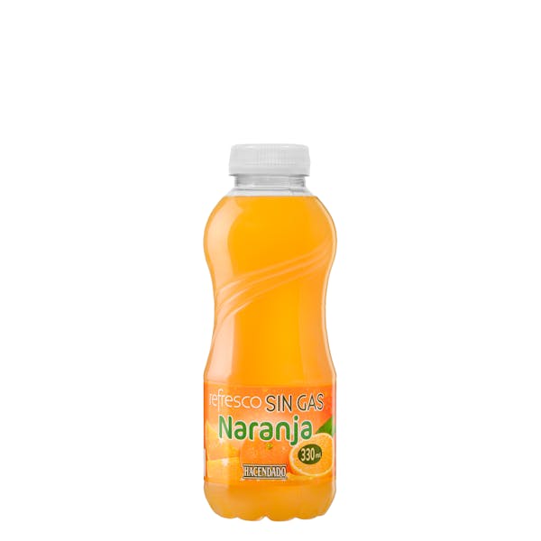 Refresco sin gas de naranja Hacendado