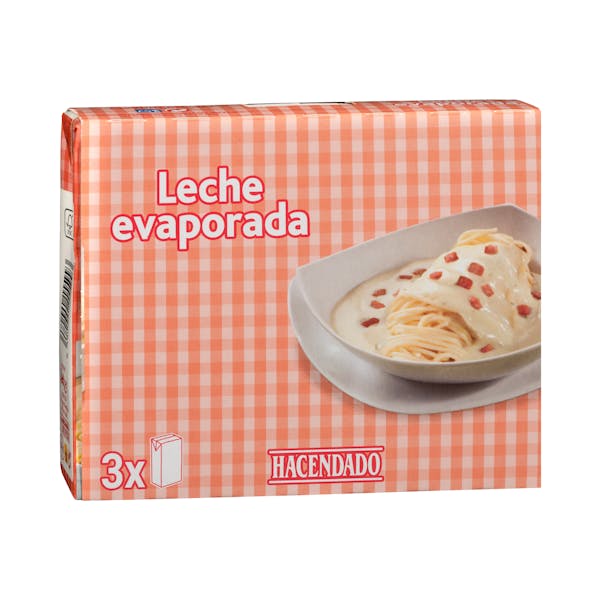 Leche evaporada Hacendado