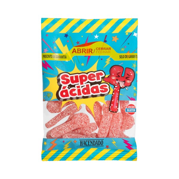 Golosinas llaves super ácidas Hacendado