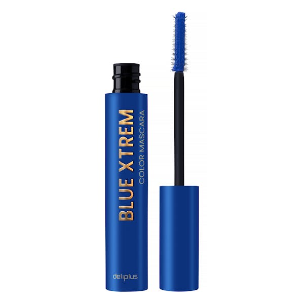 Máscara de pestañas Blue Xtrem efecto longitud infinita Deliplus azul