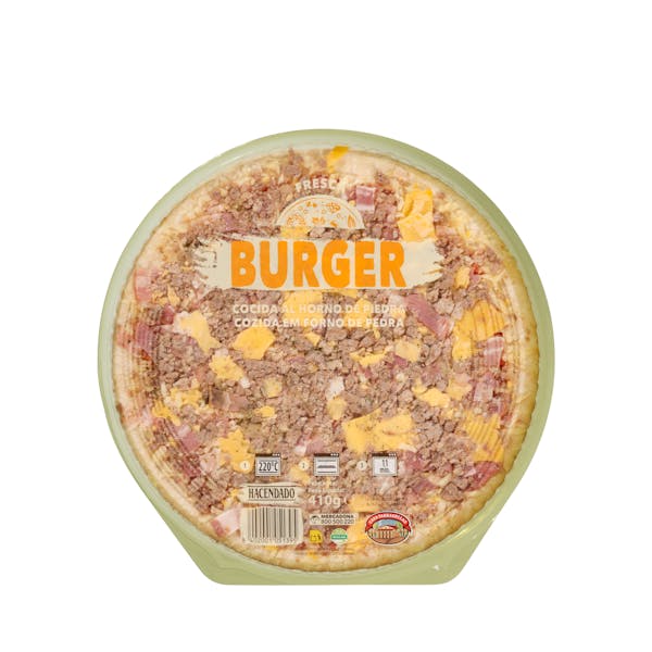 Pizza burger Hacendado