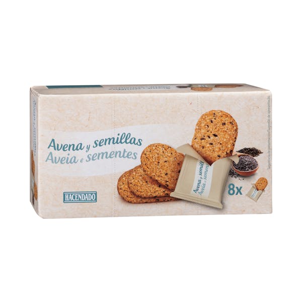 Galletas avena y semillas Hacendado