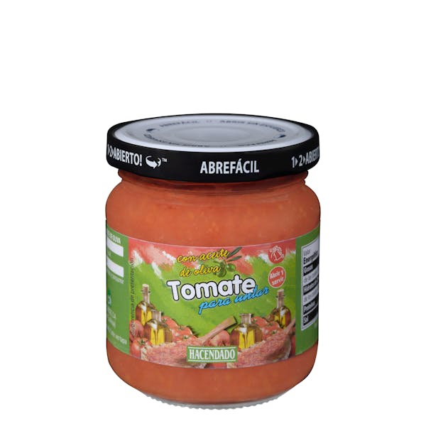 Tomate para untar Hacendado con aceite de oliva