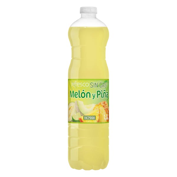 Refresco sin gas de melón y piña Hacendado