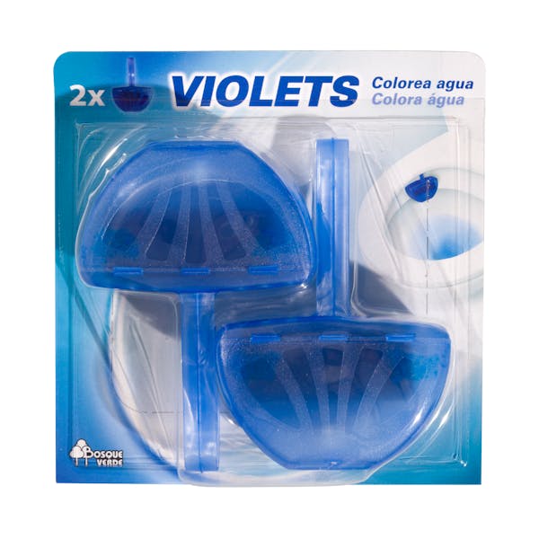 Colgador WC azul perfume Violets Bosque Verde