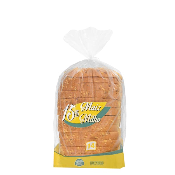 Pan de molde 15% maíz Hacendado