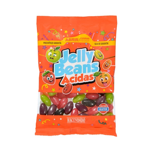 Golosinas Jelly Beans ácidas Hacendado