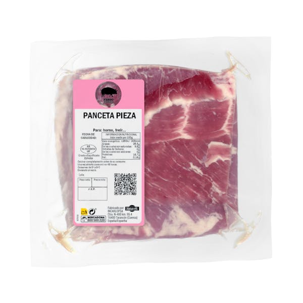 Panceta de cerdo pieza