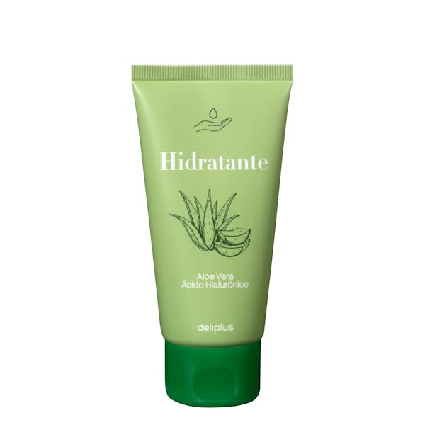 Crema de manos hidratante con aloe vera y ácido hialurónico Deliplus