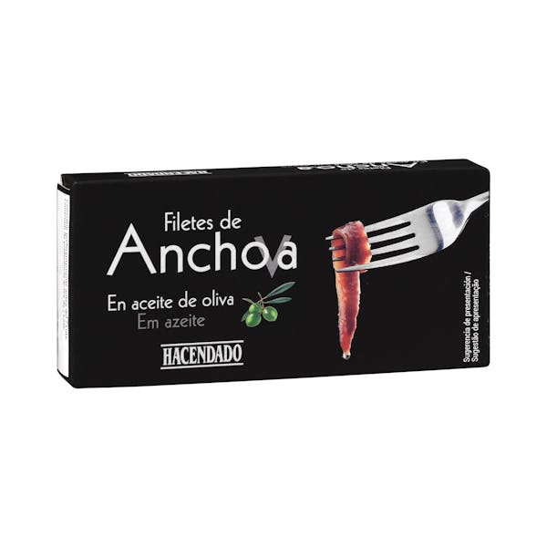 Filetes de anchoa en aceite de oliva Hacendado