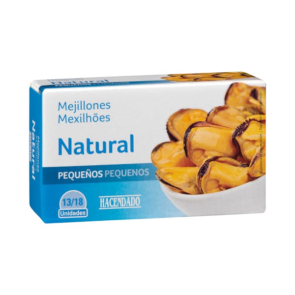 Mejillones al natural Hacendado pequeños