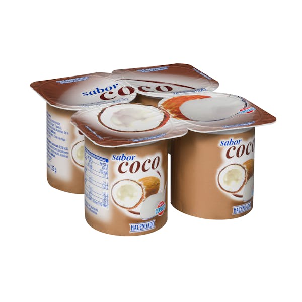 Yogur sabor coco Hacendado