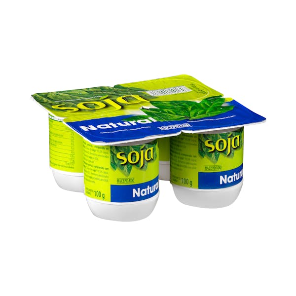 Postre de soja natural Hacendado