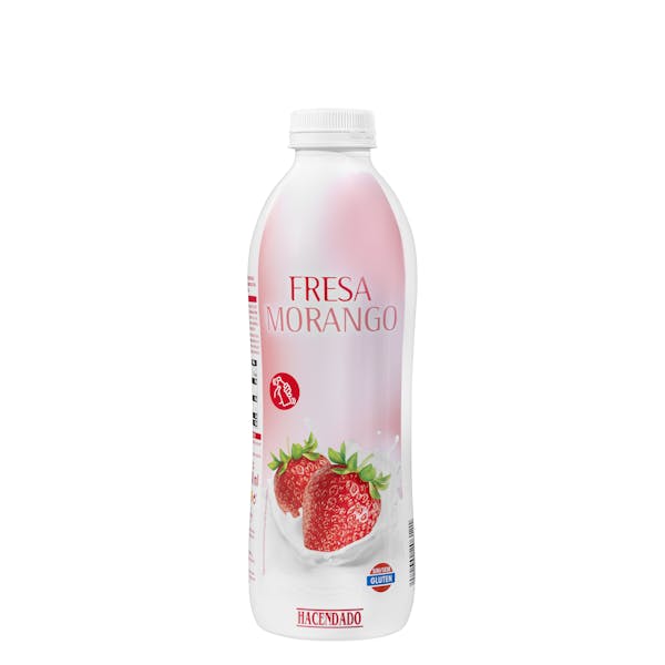 Bebida láctea de fresa Hacendado