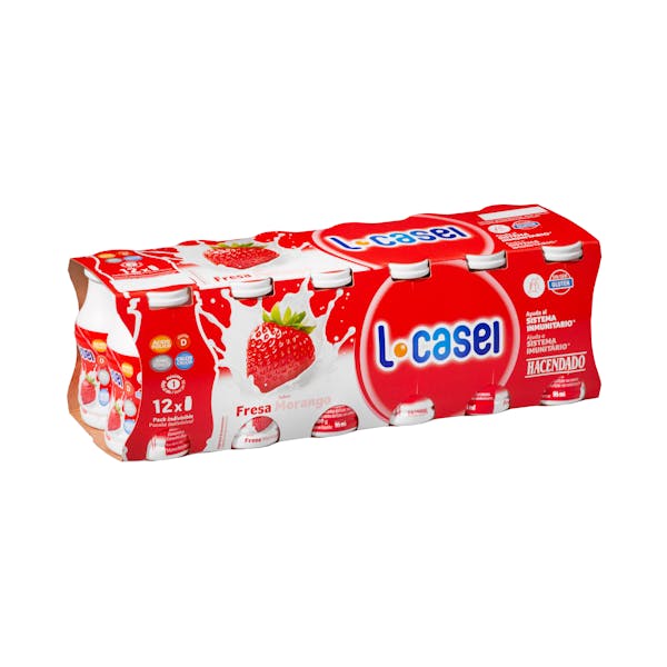 Bebida láctea de fresa L-casei