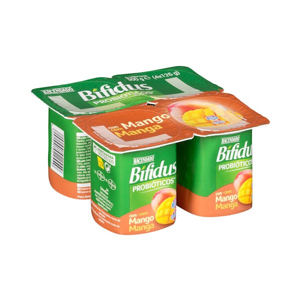 Bífidus con mango probióticos Hacendado