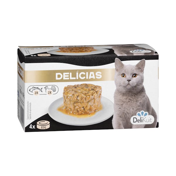 Delicias en salsa gato adulto Delikuit