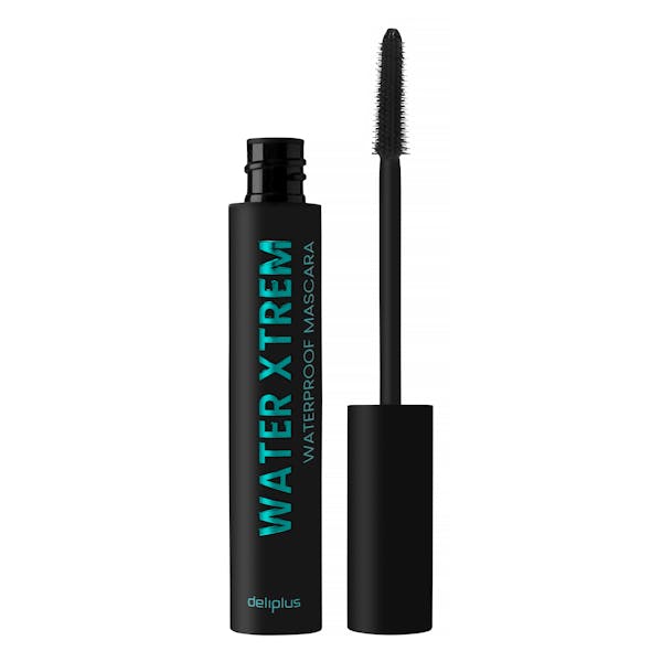 Máscara de pestañas Water Xtrem waterproof efecto longitud infinita Deliplus negro