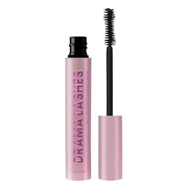 Máscara de pestañas Drama Lashes efecto volumen y longitud Deliplus negro