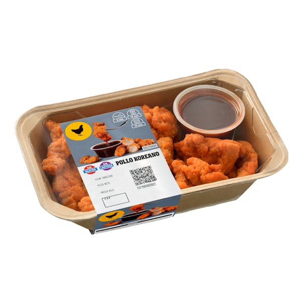 Pollo Koreano con salsa