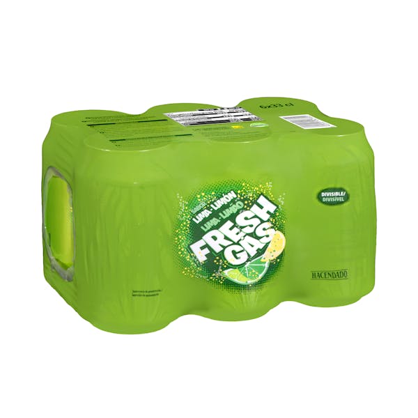 Refresco lima limón Hacendado fresh gas