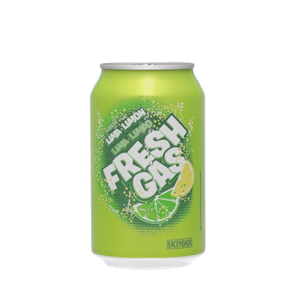 Refresco lima limón Hacendado fresh gas