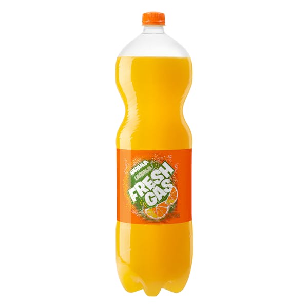 Refresco de naranja Hacendado fresh gas