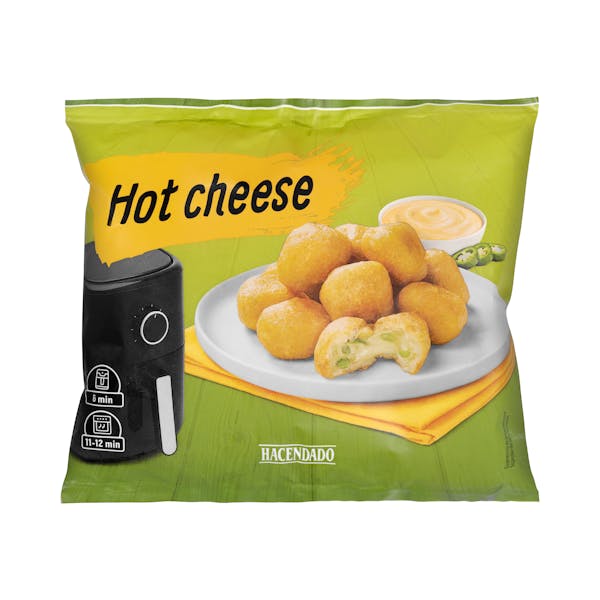 Bocaditos de queso y chile Hot Cheese Hacendado ultracongelados