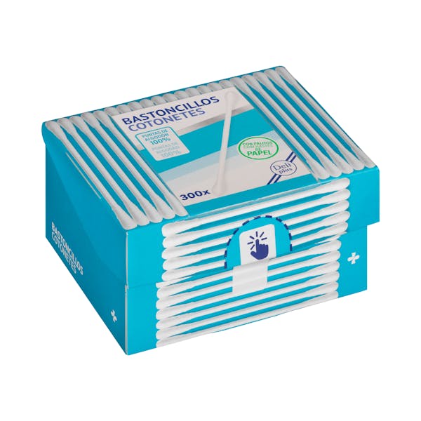 Bastoncillos de algodón 100% Deliplus