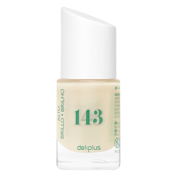 Laca de uñas alto brillo Deliplus 143 amarillo