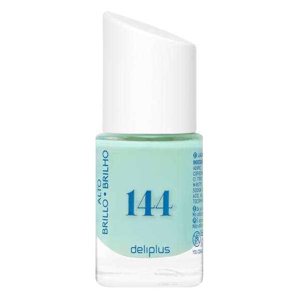 Laca de uñas alto brillo Deliplus 144 verde pastel