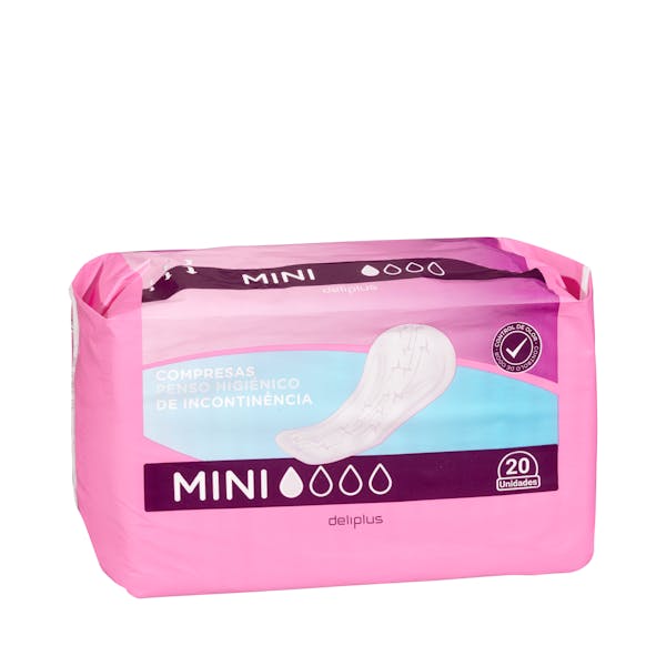 Compresa de incontinencia mini Deliplus sin alas