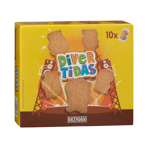 Galletas Divertidas con cereales Hacendado