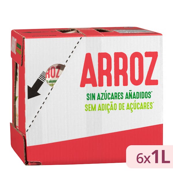 Bebida de arroz sin azúcares añadidos Hacendado