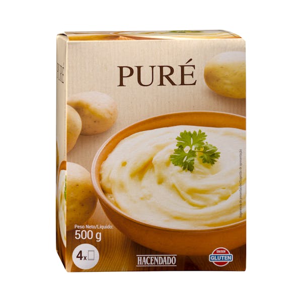 Puré de patatas Hacendado en copos