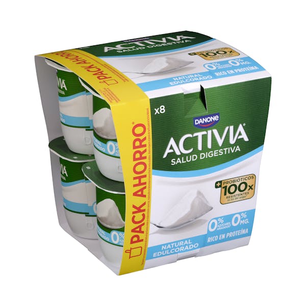 Bífidus natural edulcorado probióticos Activia 0% MG 0% azúcares añadidos