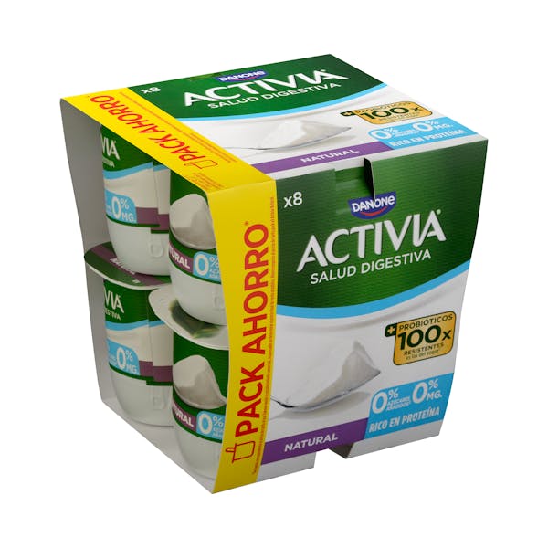 Bífidus natural probióticos Activia 0% MG  0% azúcares añadidos