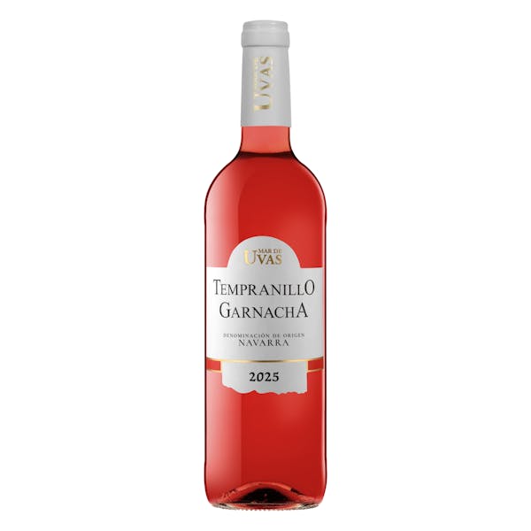 Vino rosado tempranillo garnacha Mar De Uvas DO Navarra