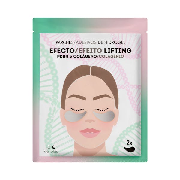 Parches para ojos de hidrogel Efecto Lifting Deliplus con PDRN & colágeno