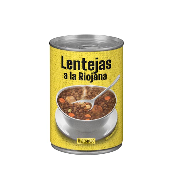 Lentejas a la riojana Hacendado