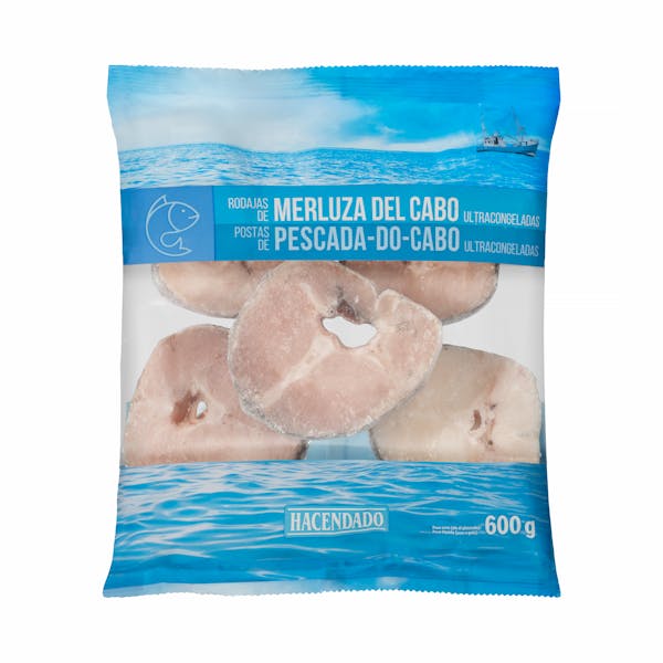 Rodajas de merluza del Cabo Hacendado ultracongeladas