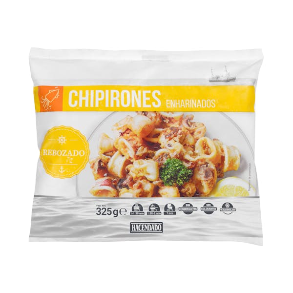 Chipirones enharinados Hacendado ultracongelado