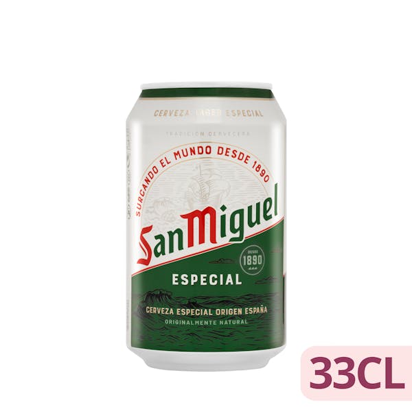 Cerveza especial San Miguel