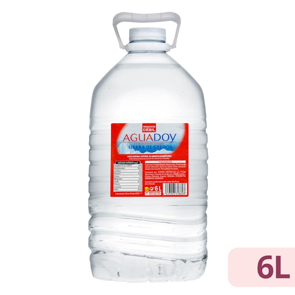 Agua mineral grande Aguadoy