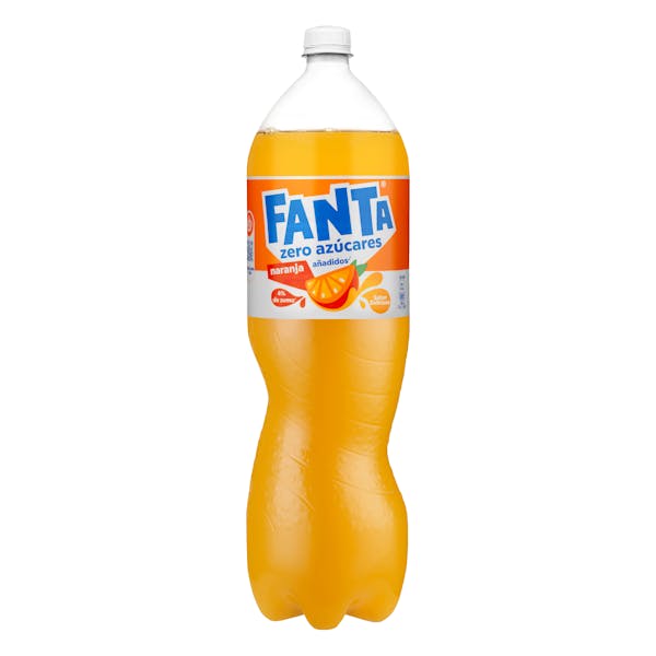 Refresco Fanta naranja zero azúcares añadidos