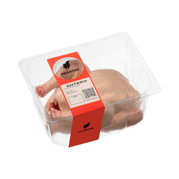 Picanton entero de pollo