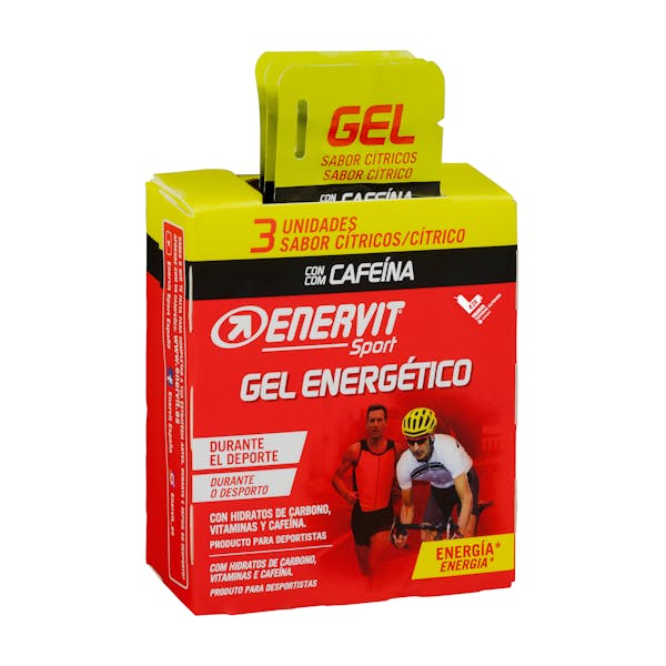 Gel energético con cafeína Enervit Sport sabor cítricos